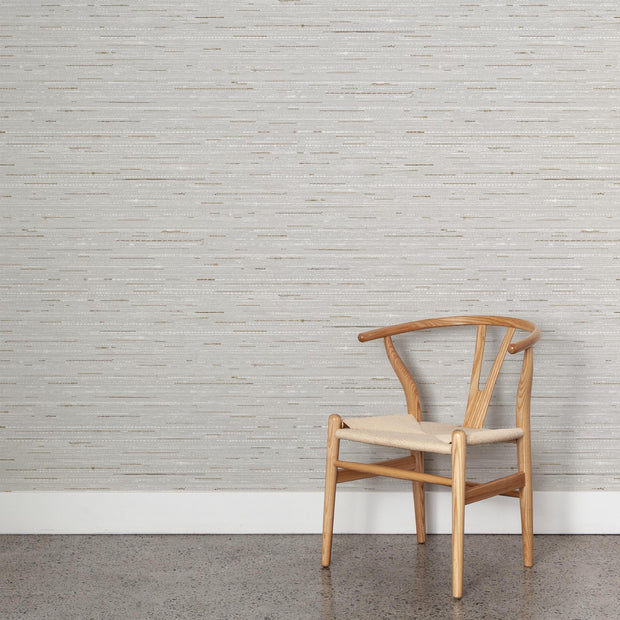 Nickel Seagrass Wallpaper – Kate Nixon x Quercus & Co | Half Drop