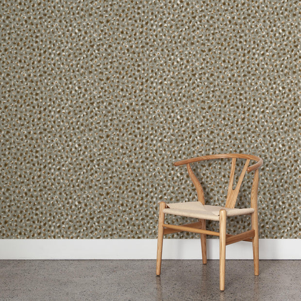 Rainforest Serval Wallpaper – Kate Nixon x Quercus & Co | Half Drop