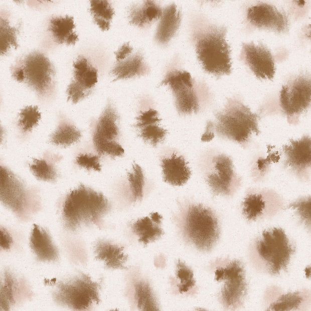 Toffee Rose Serval Wallpaper – Kate Nixon x Quercus & Co | Half Drop