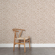 Toffee Rose Serval Wallpaper – Kate Nixon x Quercus & Co | Half Drop
