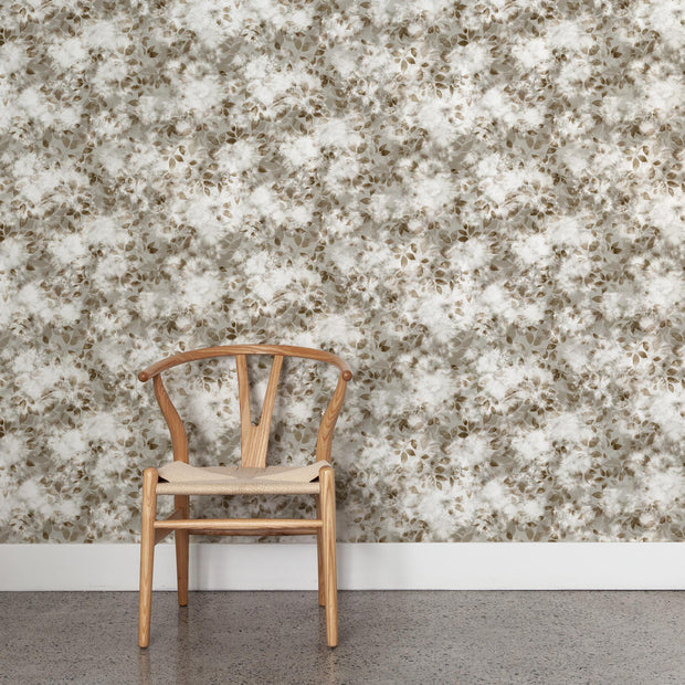 Bronze Leaf Wallpaper – Smoke Bush Collection | Designer Wallcovering