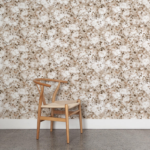 Burnt Umber Wallpaper – Smoke Bush Collection | Designer Wallcovering