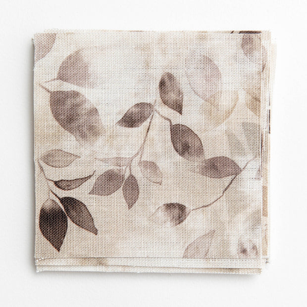 Mulled Wine Smoke Bush Fabric – 100% Linen by Kate Nixon & Quercus & Co