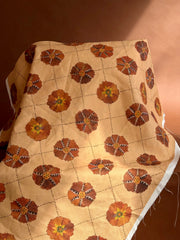 Spicy Sand - Suzani Fabric - Linen Cotton Blend | Supply Showroom