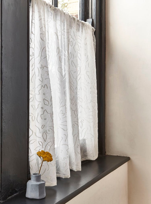 Ivory Fabric - Sarah Louise Sheer | Sheer Cotton Madras | Supply Showroom
