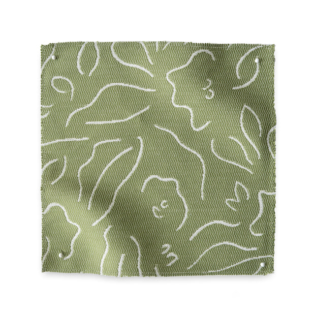 Shop Sage fabric - Sarah Louise at Supply Showroom. Reversible design made from 75% cotton and 25% linen, 140cm wide with a 78cm x 36.5cm repeat. Sold by the yard. Lead time: 1-2 weeks in stock, 6-8 weeks out of stock.