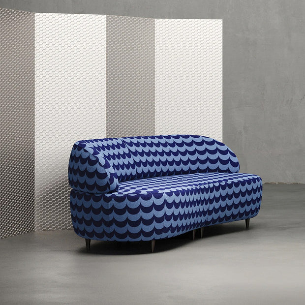 Blue Fabric – Scoop, Nylon & Cotton Blend, 136cm Width, Sold by Yard