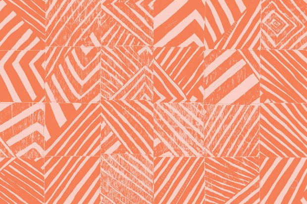 Papaya Indoor Poly Weave Defragmentation Fabric – Willie Weston x Lisa Waup