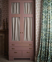 Soft Greens Fabric - Indigenous Ikat | 100% Linen | Supply Showroom