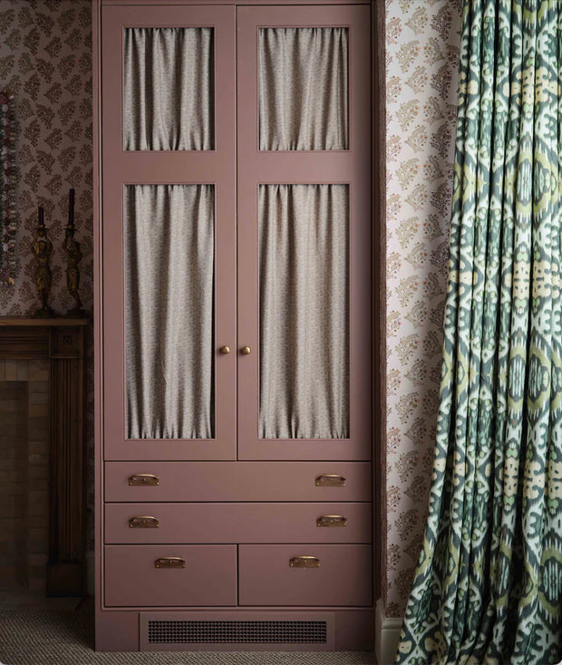 Shop Soft Greens fabric - Indigenous Ikat at Supply Showroom. Made from 100% linen, 144cm wide with a 22.86cm x 60.73cm repeat. Sold by the yard. Lead time: 2-4 weeks.