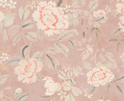 Blush Wallpaper | Peony, 27" Width, Half Drop, Sold by Yard