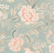 Sky Wallpaper | Peony, 27" Width, Half Drop, Sold by Yard