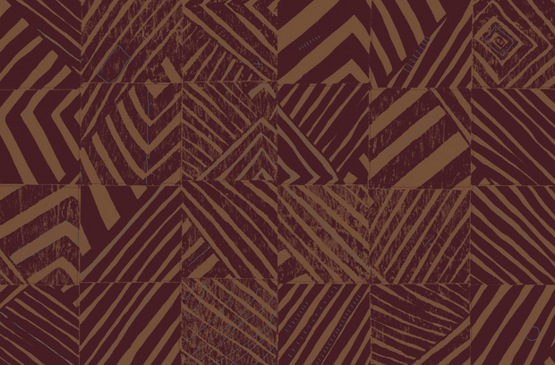 Mountain Berry Poly Velvet - Defragmentation Fabric - 100% Polyester | Supply Showroom