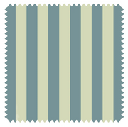 Cove & Mint Cream - Skinny Stripe Fabric - 100% Polyester | Supply Showroom