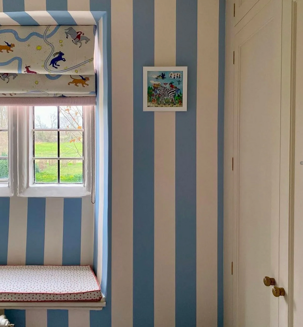 Frost & Chalky - Wallpaper - Midi Stripe Custom Design | Supply Showroom