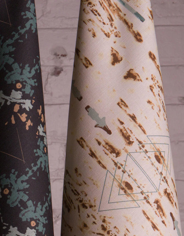 Sepia Fabric - 56" Width, 9.54” x 13.5” Repeat | SupplyShowroom