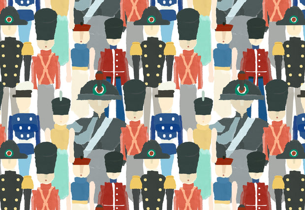 Soldiers Wallpaper V01 | Classic Fleece Non-Woven Wall Covering