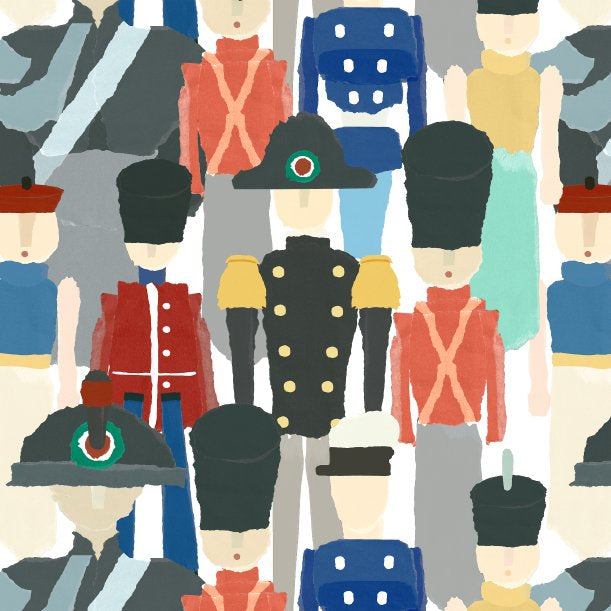 Soldiers Wallpaper V01 | Classic Fleece Non-Woven Wall Covering