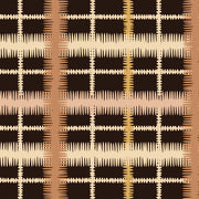Sunkissed - Squiggle Tartan Grand - Linen Cotton Fabric - Premium Quality | Supply Showroom