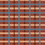 Paprika - Squiggle Tartan - Linen Cotton Fabric - Premium Quality | Supply Showroom