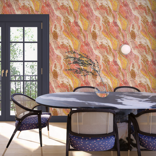 Citrus Wallpaper – Movement Collection | Vibrant Non-Woven Wallcovering