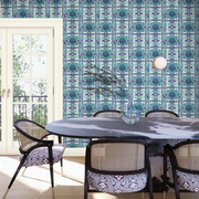 Teal & Lilac Wallpaper – Tapestry Collection | Double Roll