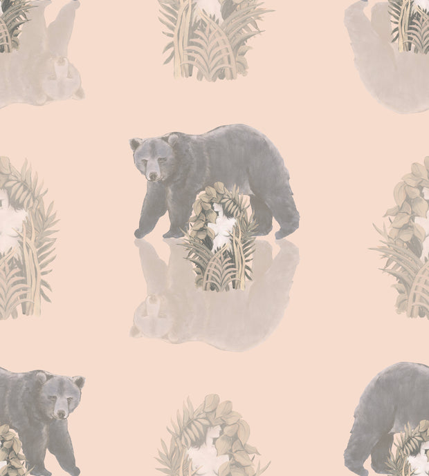 Ether The Bear Wallpaper Panel – Premium Clay Coated Decor – SUPPLY ...