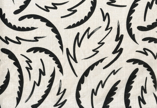 Charcoal Fabric - The Dance | 100% Natural Linen | Supply Showroom
