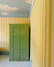 Canary Yellow & Coconut - Wallpaper - Midi Stripe Custom Design | Supply Showroom