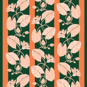 Trellis Wallpaper in Jasper & Coral | Clay Coated Roll