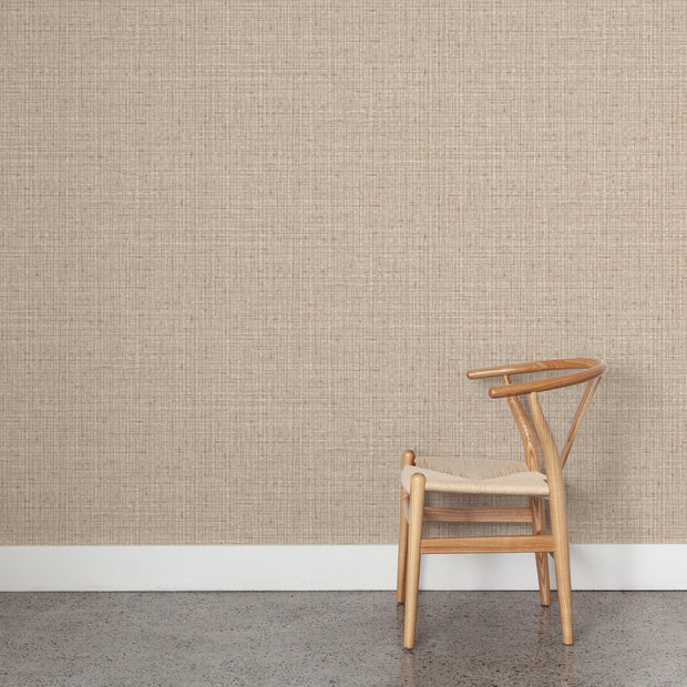 Oatmeal Wallpaper – Tweed Collection | Designer Wallcovering