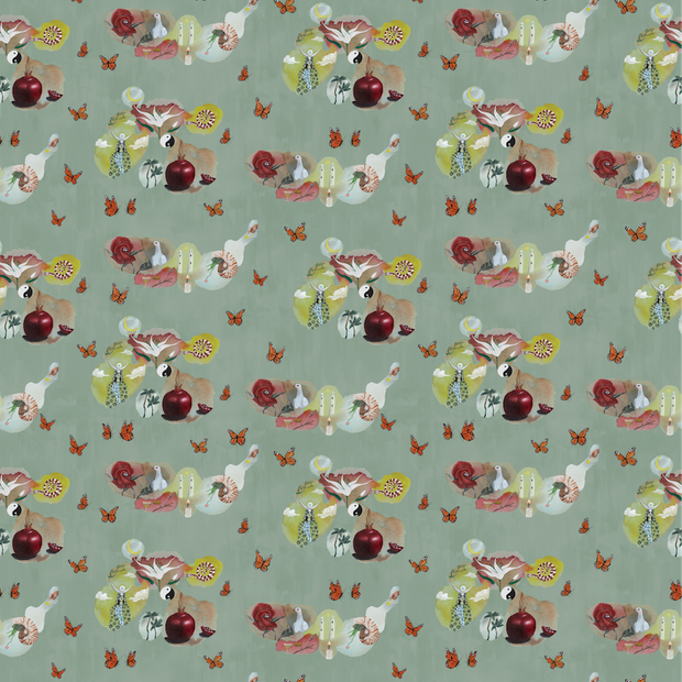 Sage Wallpaper – Tarot Collection | Toll Coated Non-Woven Designer Wallcovering