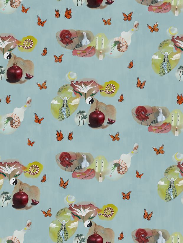 Sky Wallpaper – Tarot Collection | Toll Coated Non-Woven Designer Wallcovering