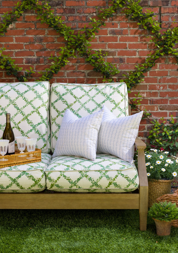 Shop One Colorway fabric - Star Jasmine Outdoor at Supply Showroom. Made from 100% solution dyed polyester, 54” wide with a 13.5” x 13.5” repeat. Sold by the yard. Lead time: 1-2 weeks in stock, 8 weeks out of stock
