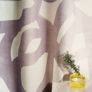 Smoke on White - Le Freak Fabric | 100% Belgian Linen