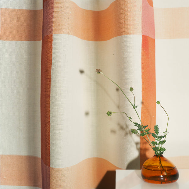  Natural Gifts Fabric – Terra Cotta & Salt Pink on White