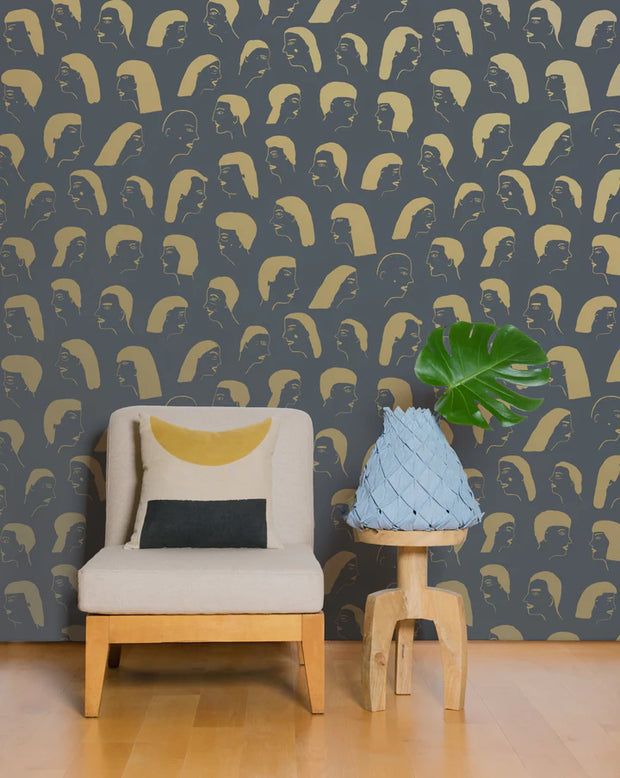 Gold on Charcoal - WP
