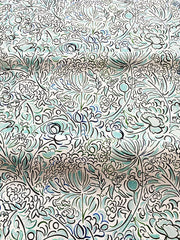 Green - The Wild Field - Linen Cotton Nylon Blend Fabric - Premium Quality | Supply Showroom