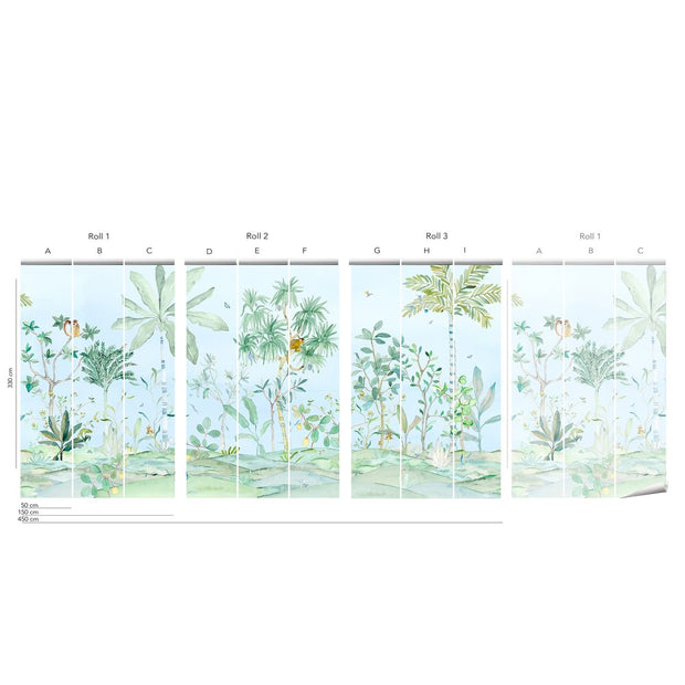 Blue - Wallpaper - Ubatuba - Premium Quality | Supply Showroom