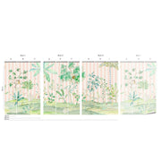 Guava Stripes - Wallpaper - Ubatuba Panoramic Mural | Supply Showroom