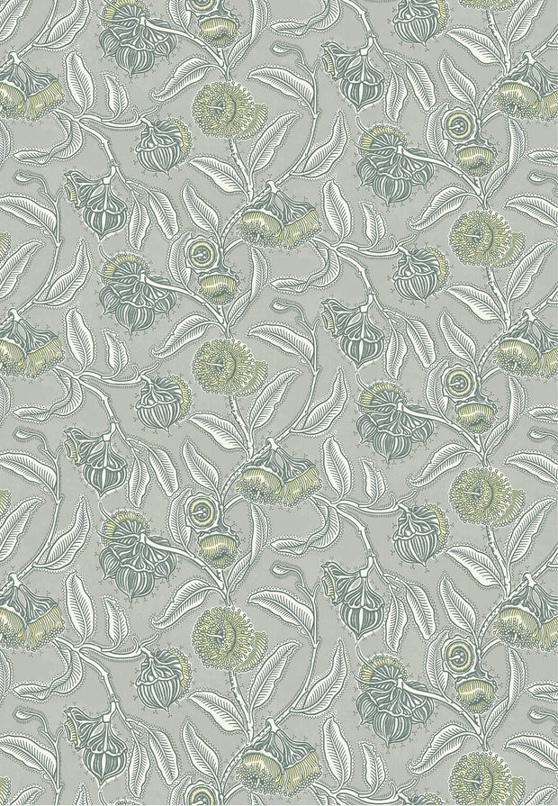 Green Wallpaper | Youngiana by Yard, 28" Trimmed, 5-Yard Minimum