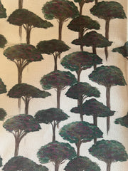 Ferragosto - Umbrella Pine Fabric - Linen Cotton Blend | Supply Showroom