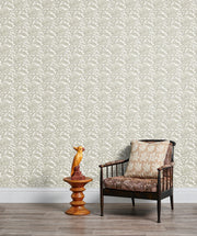 Waratah Wallpaper – Camel | Elegant Contemporary Floral Wall Covering