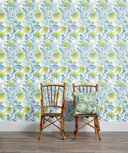 Matchstick Banksia Wallpaper – Green | Nature Inspired Wall Covering
