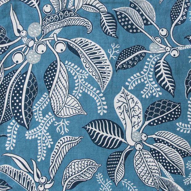 Blue Fig Fabric – 100% Linen, 58" Width, 6 Yard Minimum