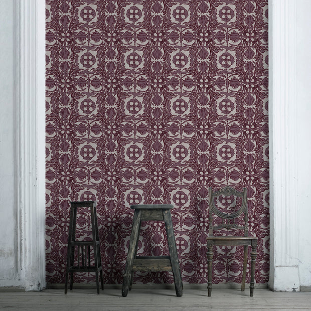 Kaleidoscope - Vintage Scarf Wallpaper - Premium Quality | Supply Showroom