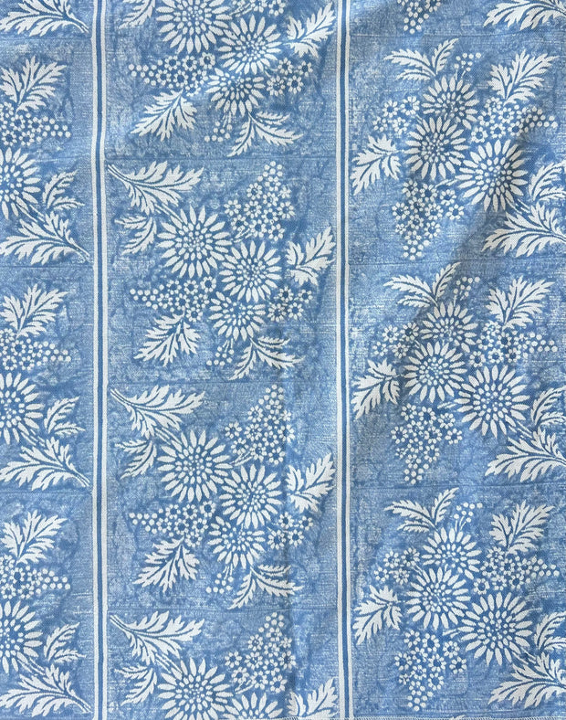 Bluebell on Ivory Vintage Bouquet Fabric | Supply Showroom