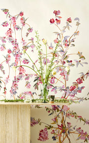 Cream - WP | Guinevere Chinoiserie Wallpaper on Vellum Panels