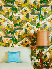 One Colorway Wallpaper – The Hills | Pearlized Metallic Roll