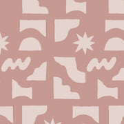 Blush Wallpaper | Gather Round by Yard, 27" Trimmed, 5-Yard Minimum